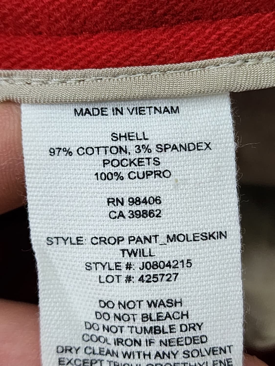 Theory 몰스킨 트윌 크롭 팬츠 상품이미지8