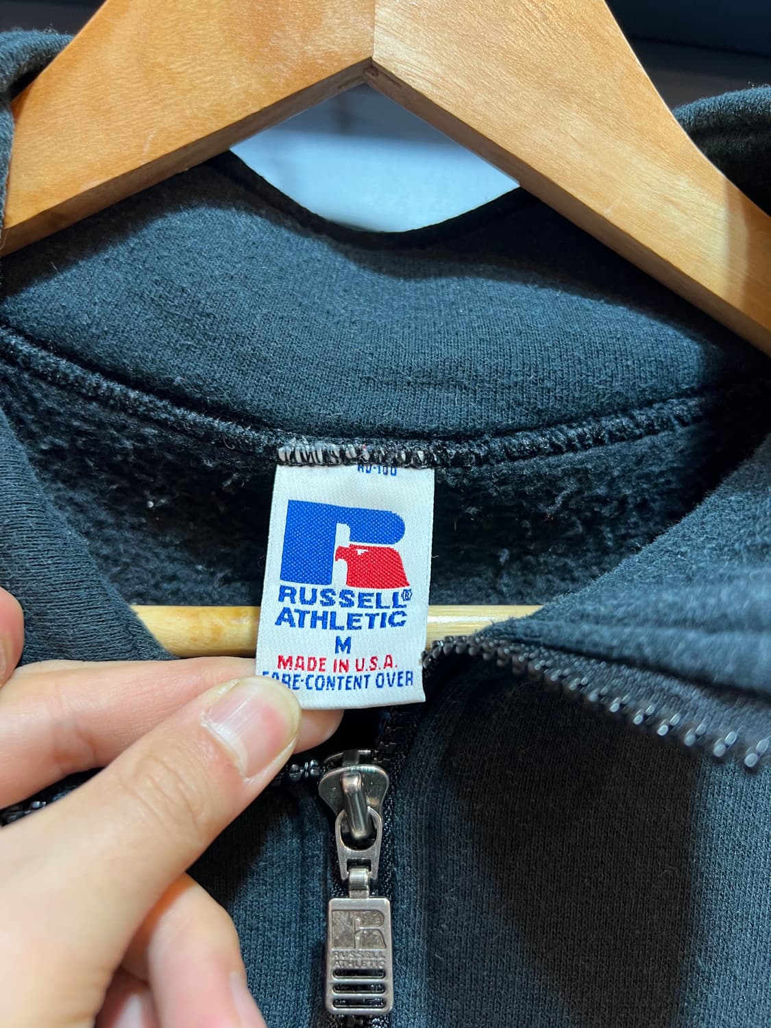 90sRUSSELL 90s 러셀스웻 하프집업 러셀맨투맨 상품이미지2