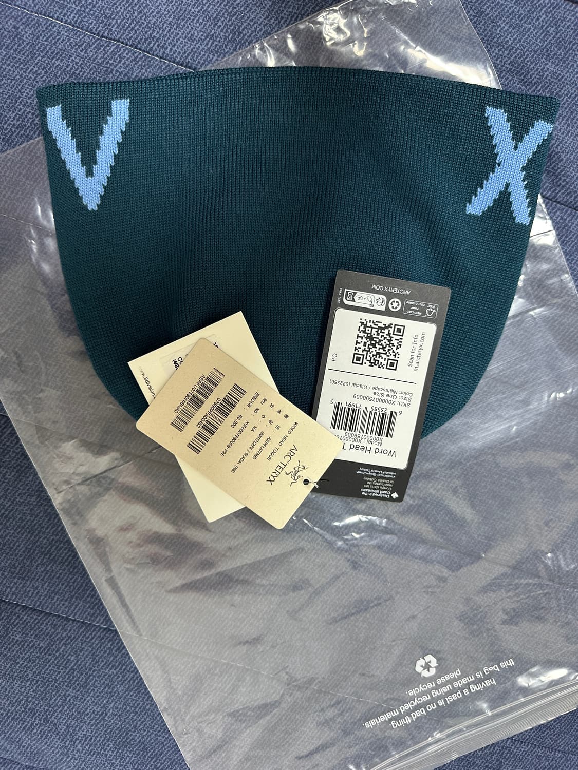 새상품 25fw 아크테릭스 토크 헤드 비니 나이트스케이프 상품이미지2