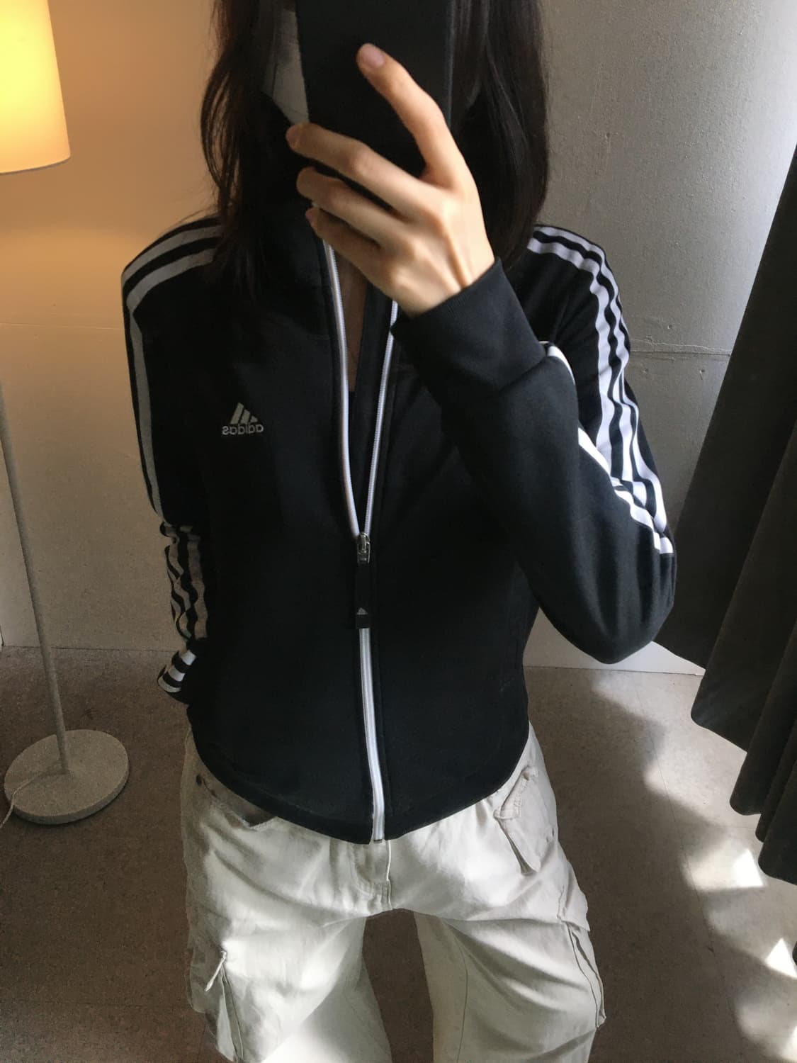 아디다스 삼선로고 사이드라인 집업 상품이미지3