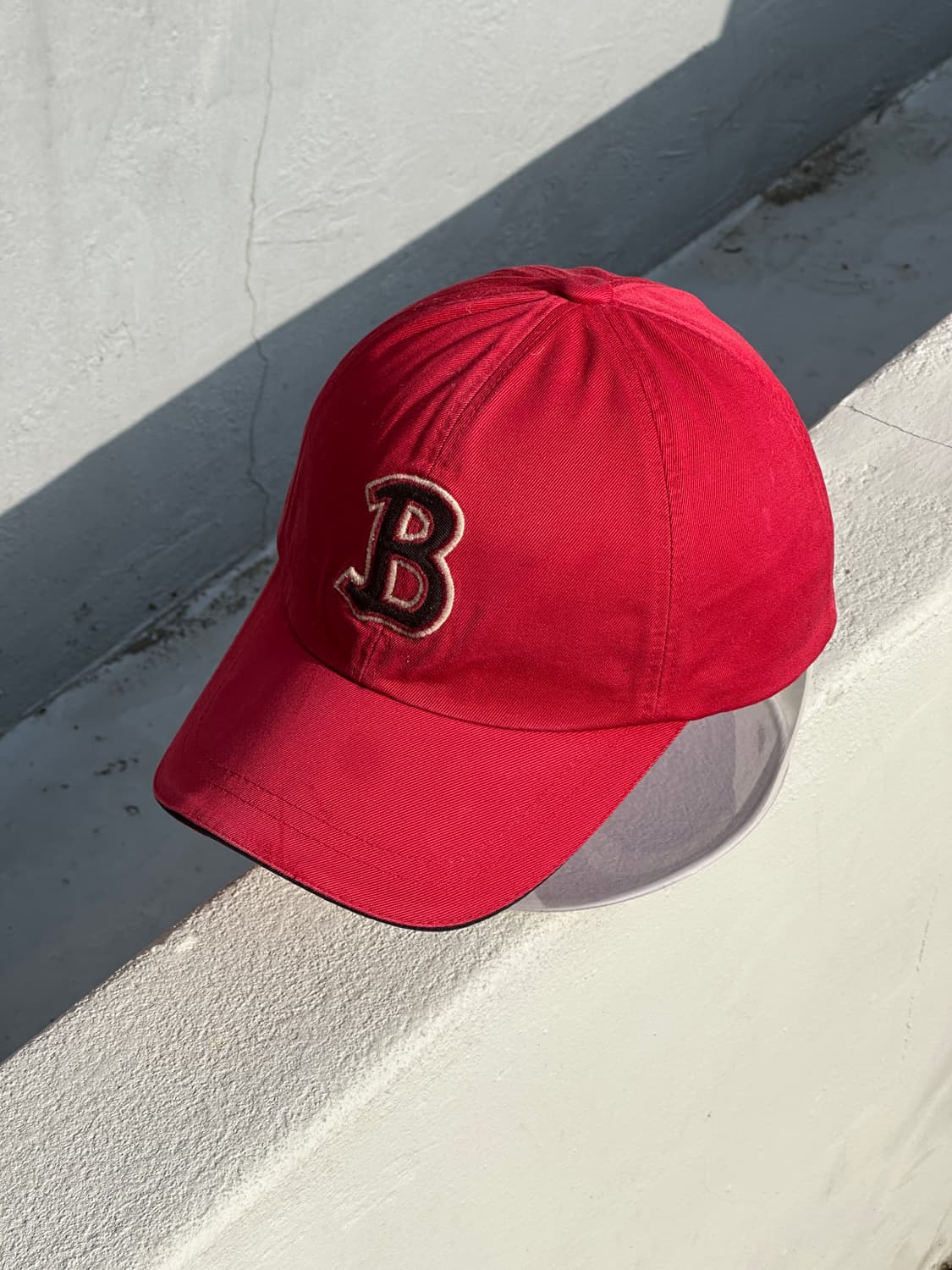 [M-L] 90s 빈폴 로고 레드 볼캡 모자 상품이미지2