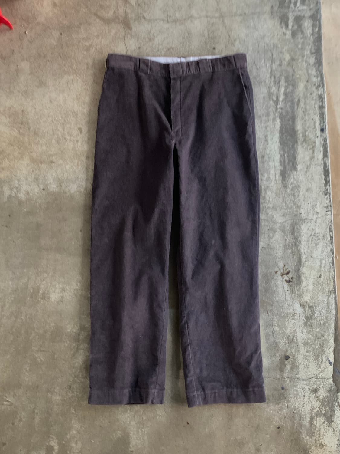 80s 디키즈 코듀로이 워크팬츠 브라운 상품이미지1