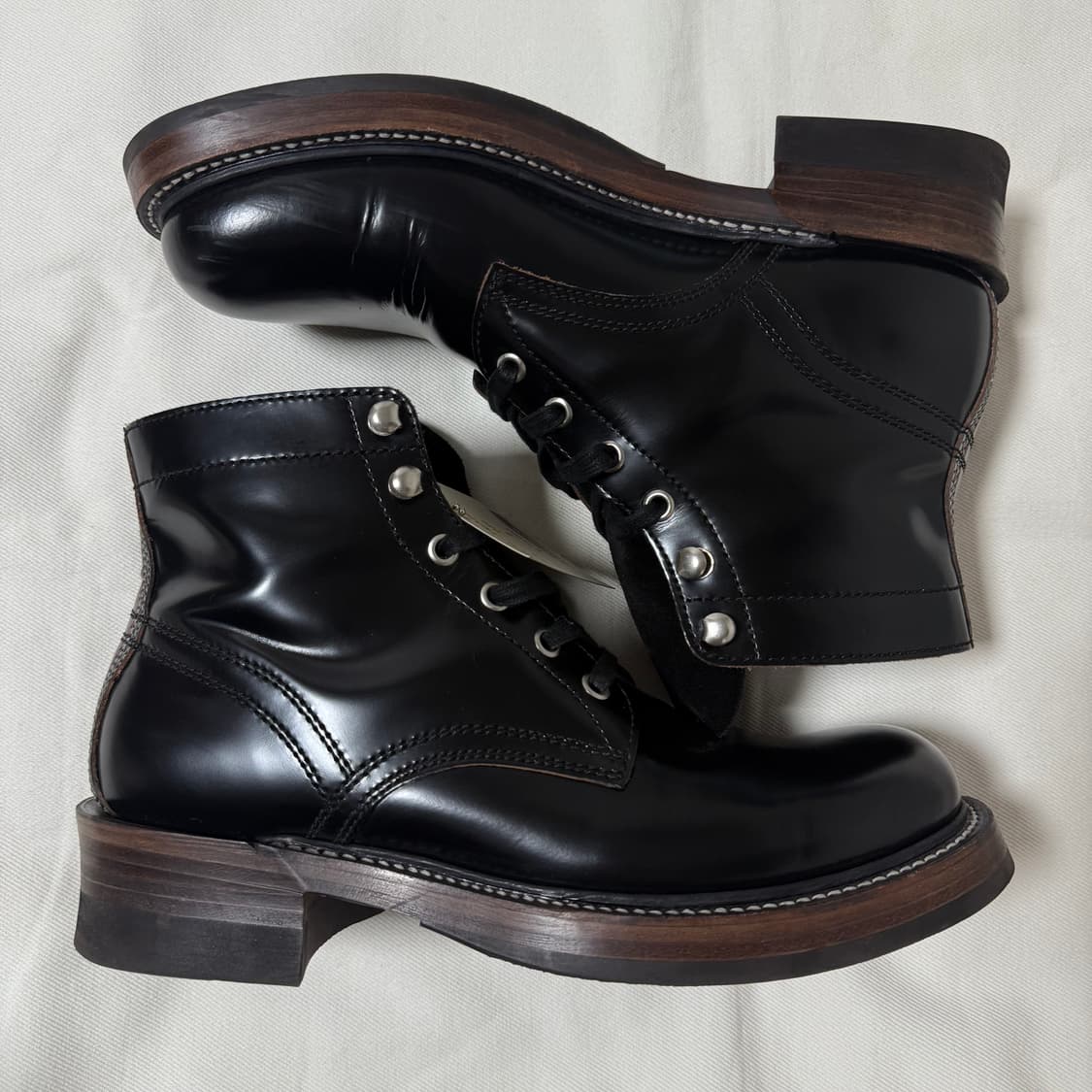 [8, 260]토이즈맥코이 "SAXON" 색슨 글래스 레더 워크 부츠 상품이미지6