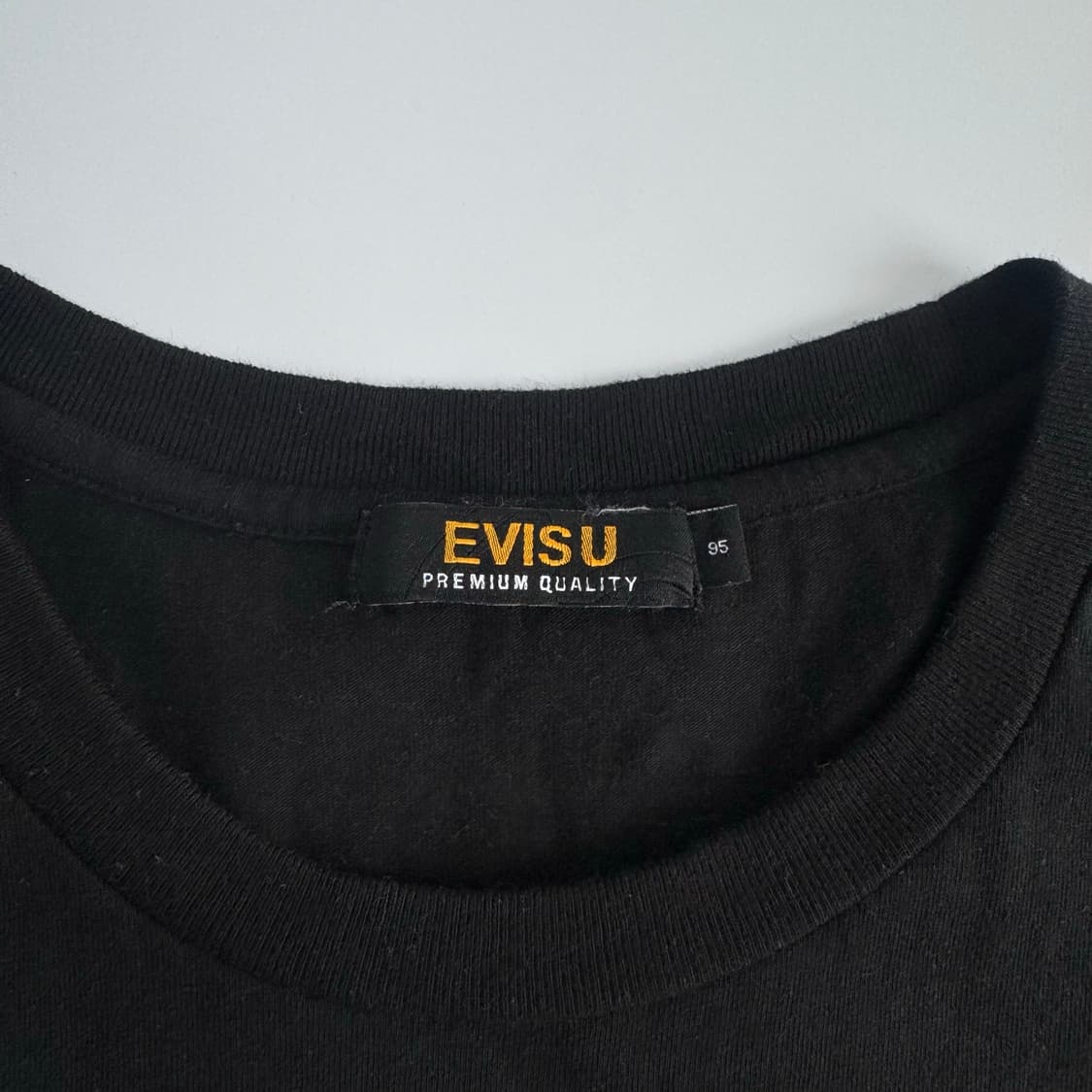 Evisu 에비수 빅 로고 블랙 반팔 상품이미지5