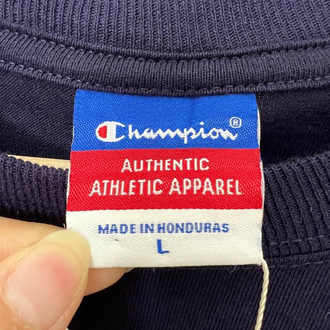 챔피온 딥퍼플 워싱턴 하프 티셔츠 상품이미지6