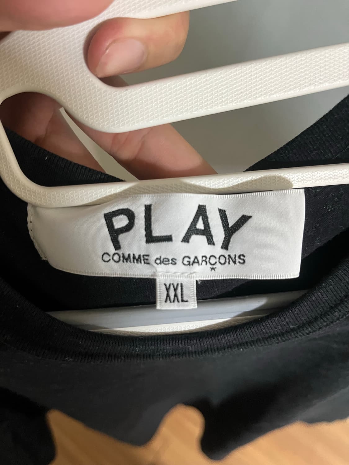 [XXL]꼼데가르송 play 하트로고 반팔 상품이미지2