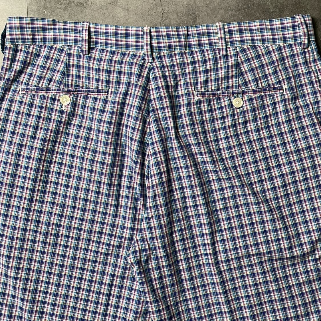 RALPH LAUREN 랄프로렌 빈티지 블루 체크 하프팬츠 A01072 상품이미지6