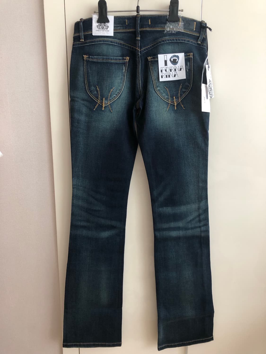 포나리나(Fornarina) 워싱 데님 청바지 상품이미지3