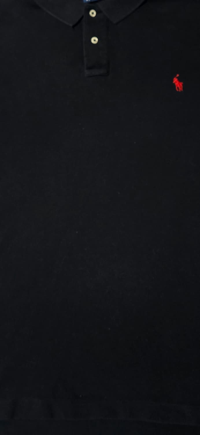 폴로 랄프로렌 블랙 카라티 XL 상품이미지5