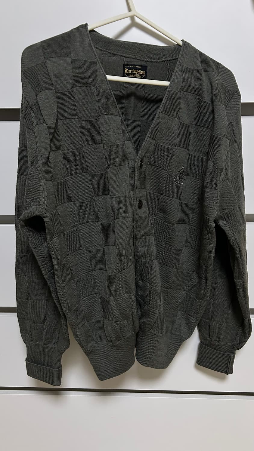 (heritagefloss)HFC CREST CHECKED CARDIGA 상품이미지2