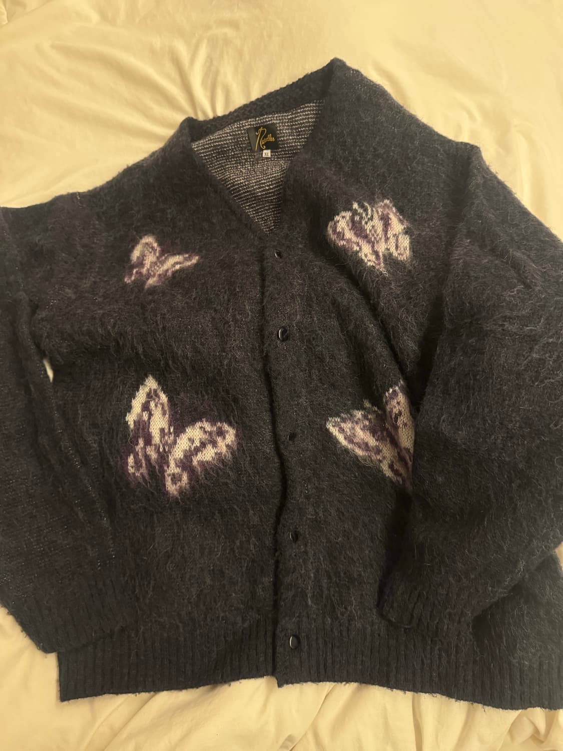 니들스 빠삐용 모헤어 가디건 상품이미지1