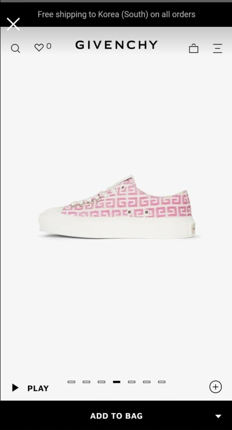 지방시 스니커즈신발 자카드단화 상품이미지9