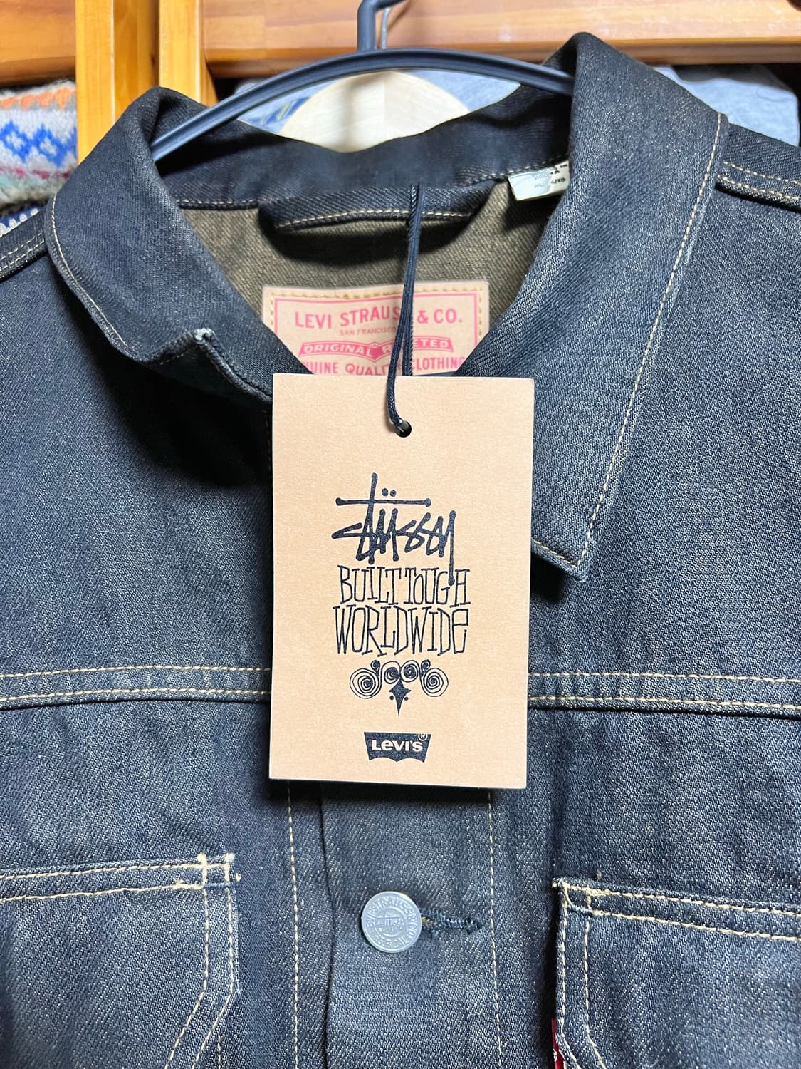 스투시 X 리바이스 크리스피 린스 트러커 자켓 상품이미지5