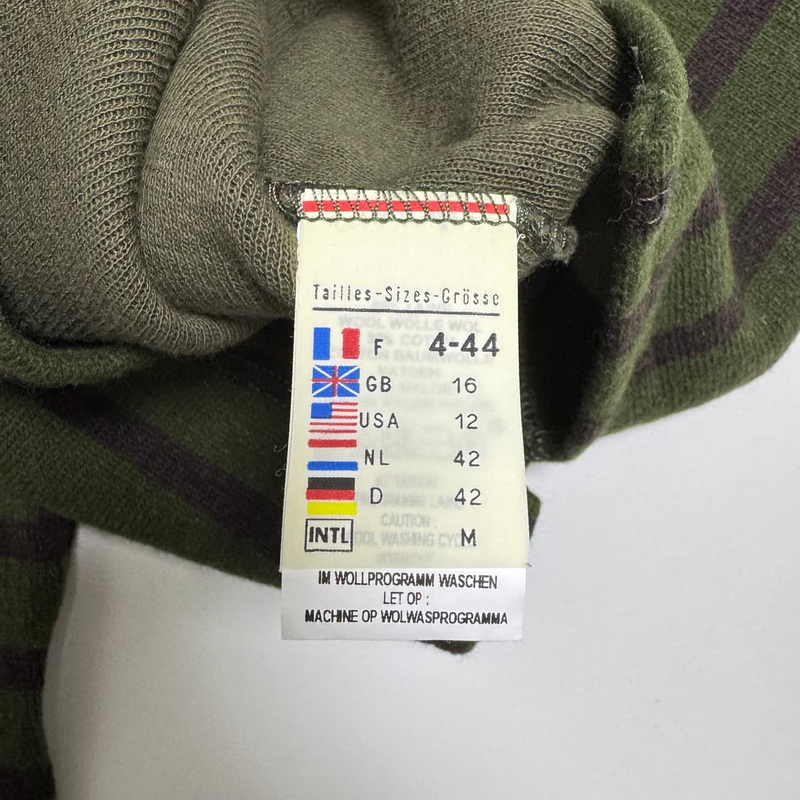 세인트제임스 made 스트라이 프 줄무늬 울 니트 M 상품이미지5