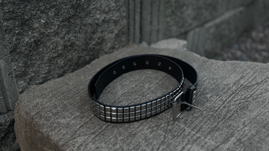 Black Studded Belt 상품이미지1