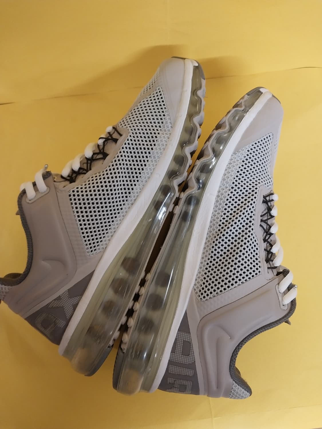 남성 나이키 에어맥스 2013 포톤더스트 그레이 운동화 (270) 상품이미지7