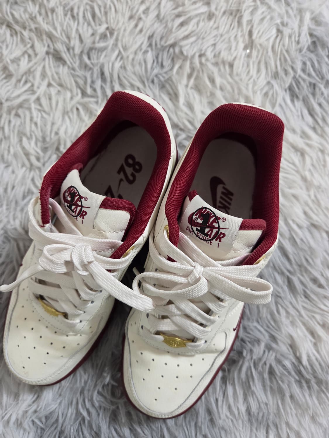 나이키 에어포스1 40주년 세일/레드 여성용 상품이미지6