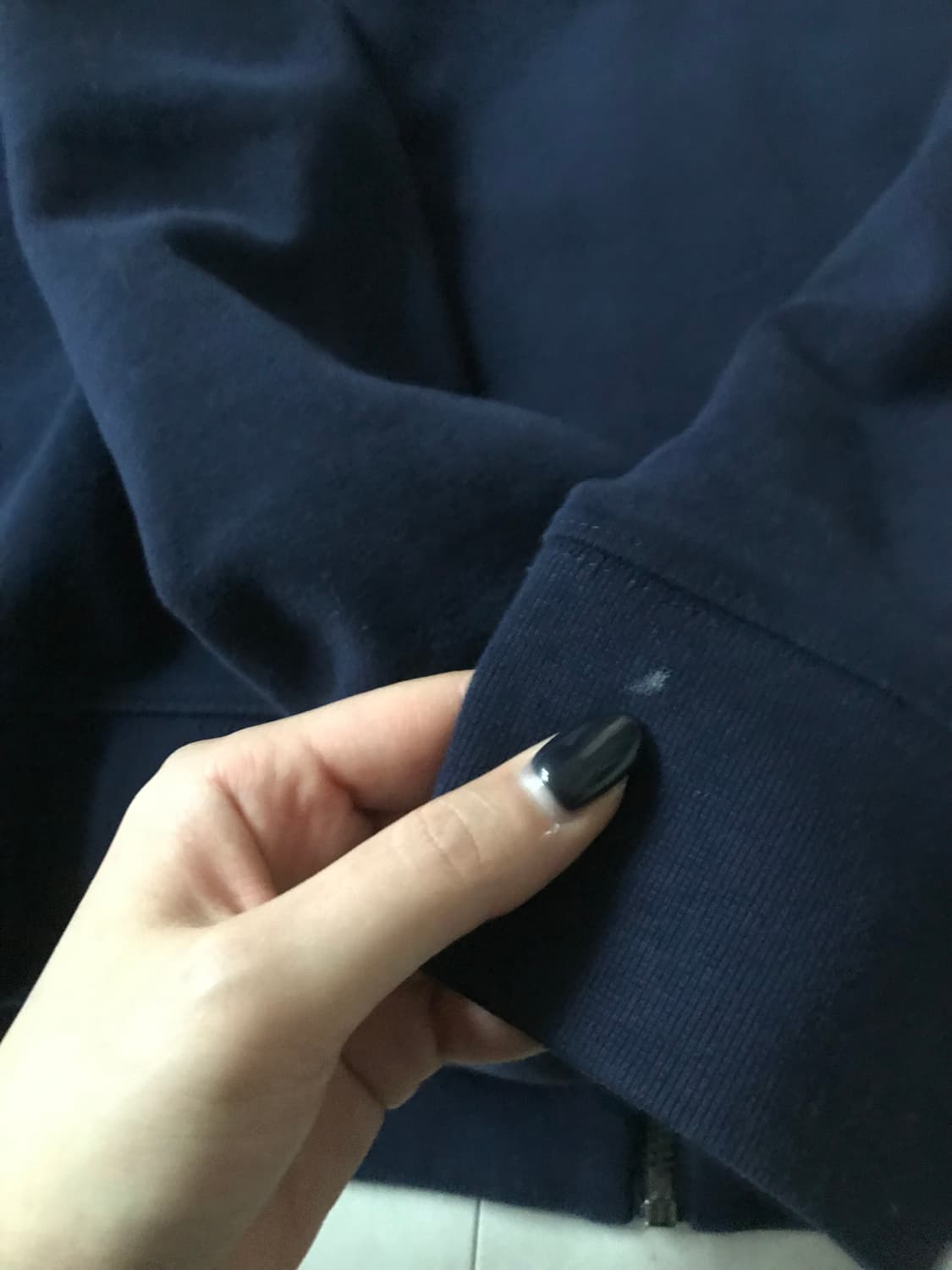 폴로 네이비 오버핏 후드집업 상품이미지10