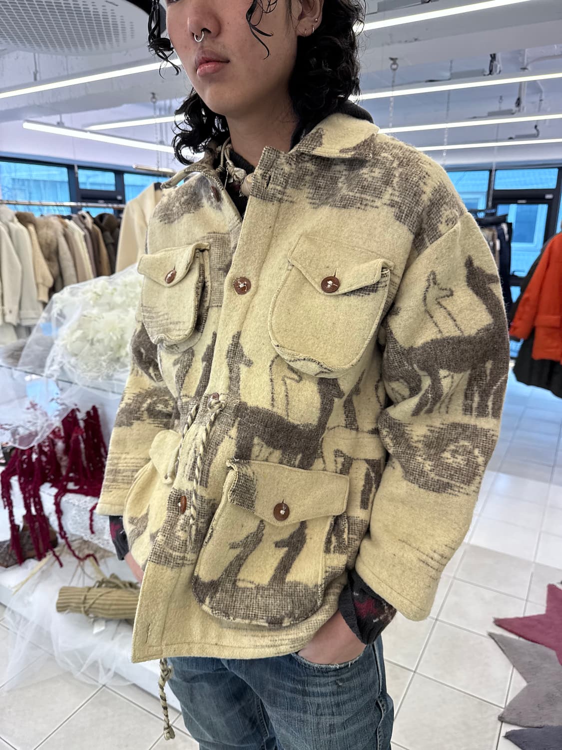 ethnic wool jacket 상품이미지5