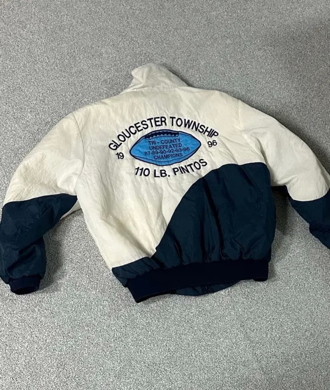 90s 아이스하키 스포츠팀 경량바람막이 XL 상품이미지1