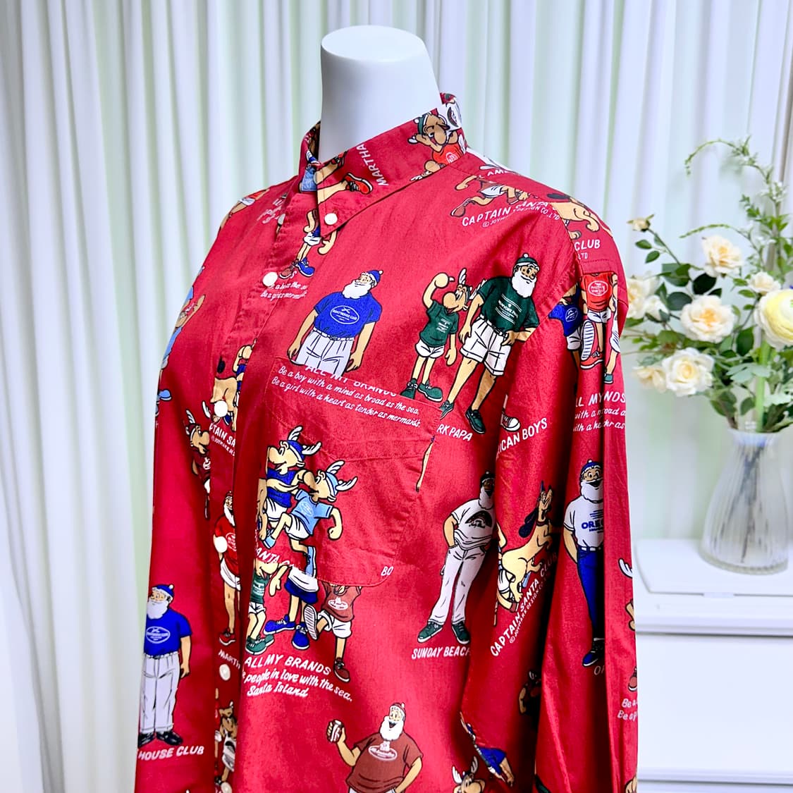 캡틴산타 패턴셔츠 상품이미지2