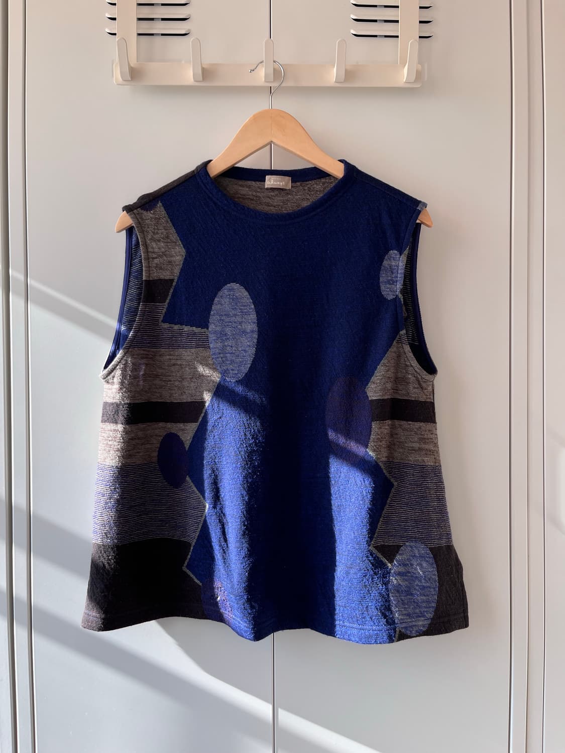 Always 블루 패턴 조끼 슬리브리스 상품이미지3