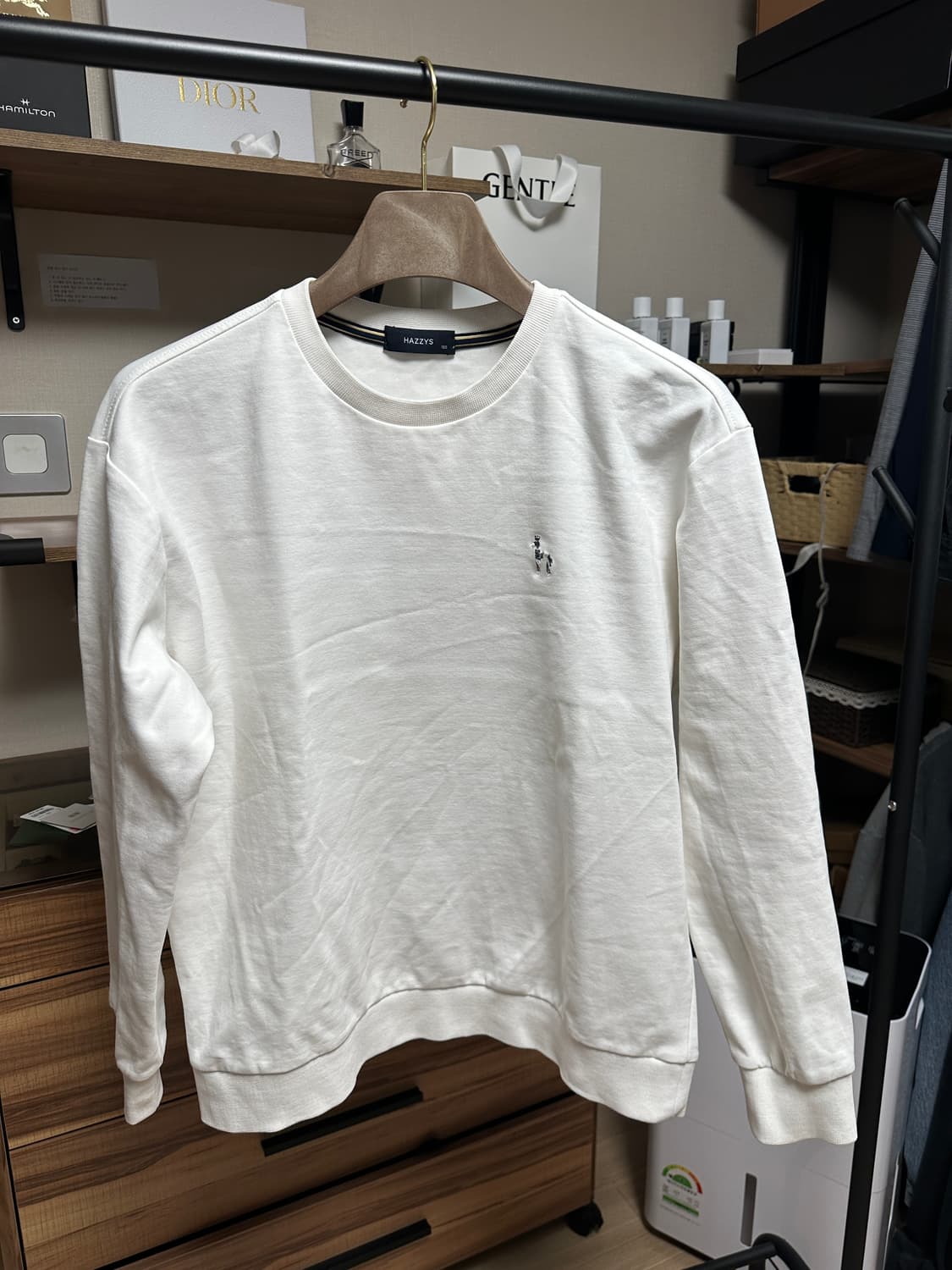 해지스 남성 맨투맨 화이트 (100)   상품이미지1