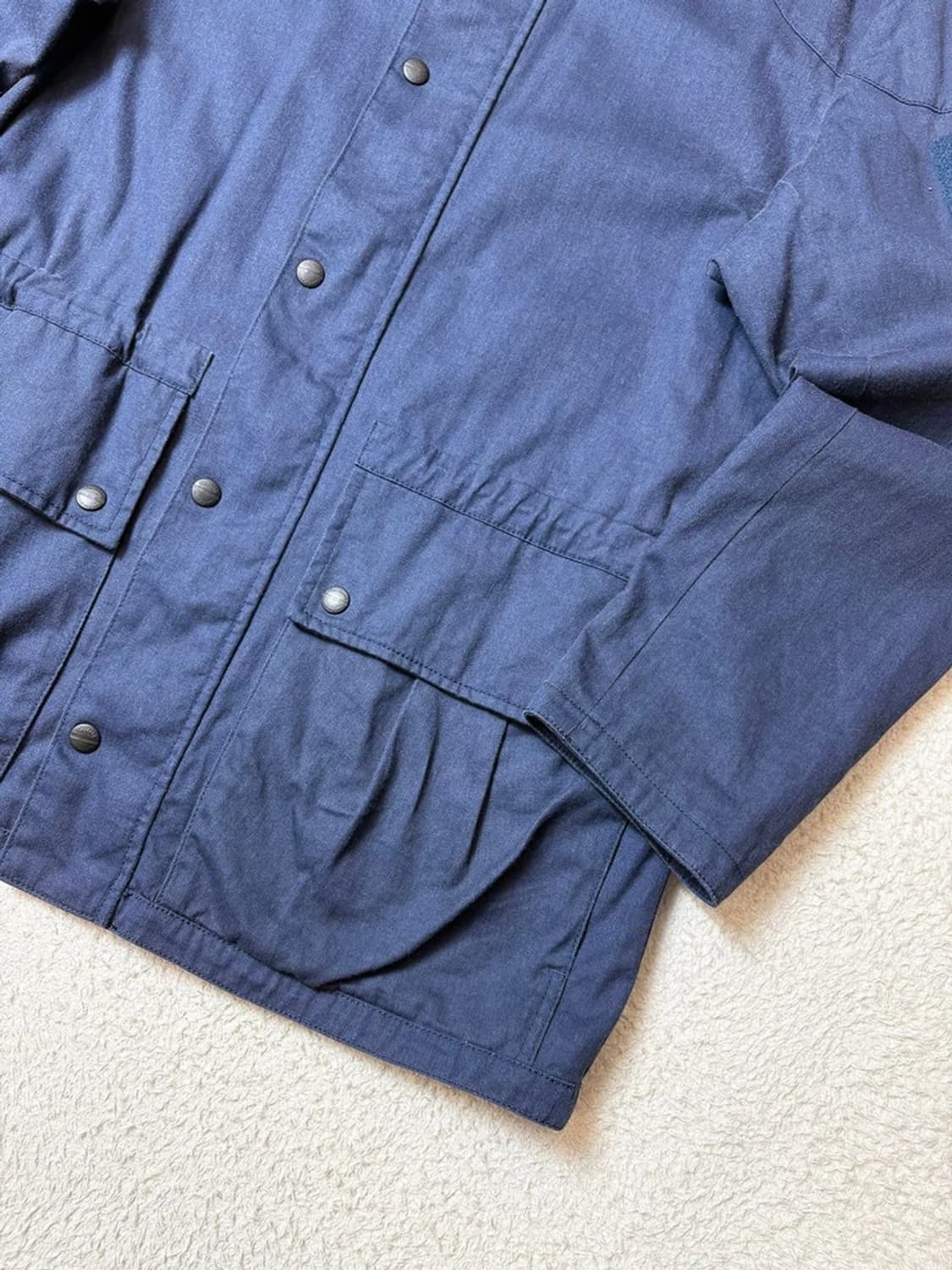 바스통 유틸리티 카라 배색 비데일 자켓 PN6609 상품이미지6