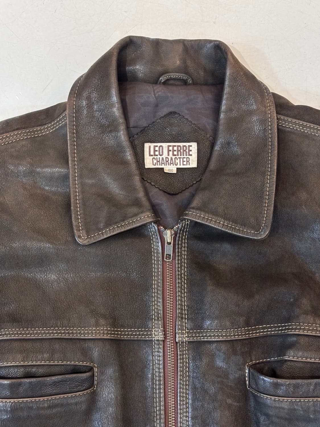 Vintage Leo Ferre Character Goat Jacket 상품이미지4