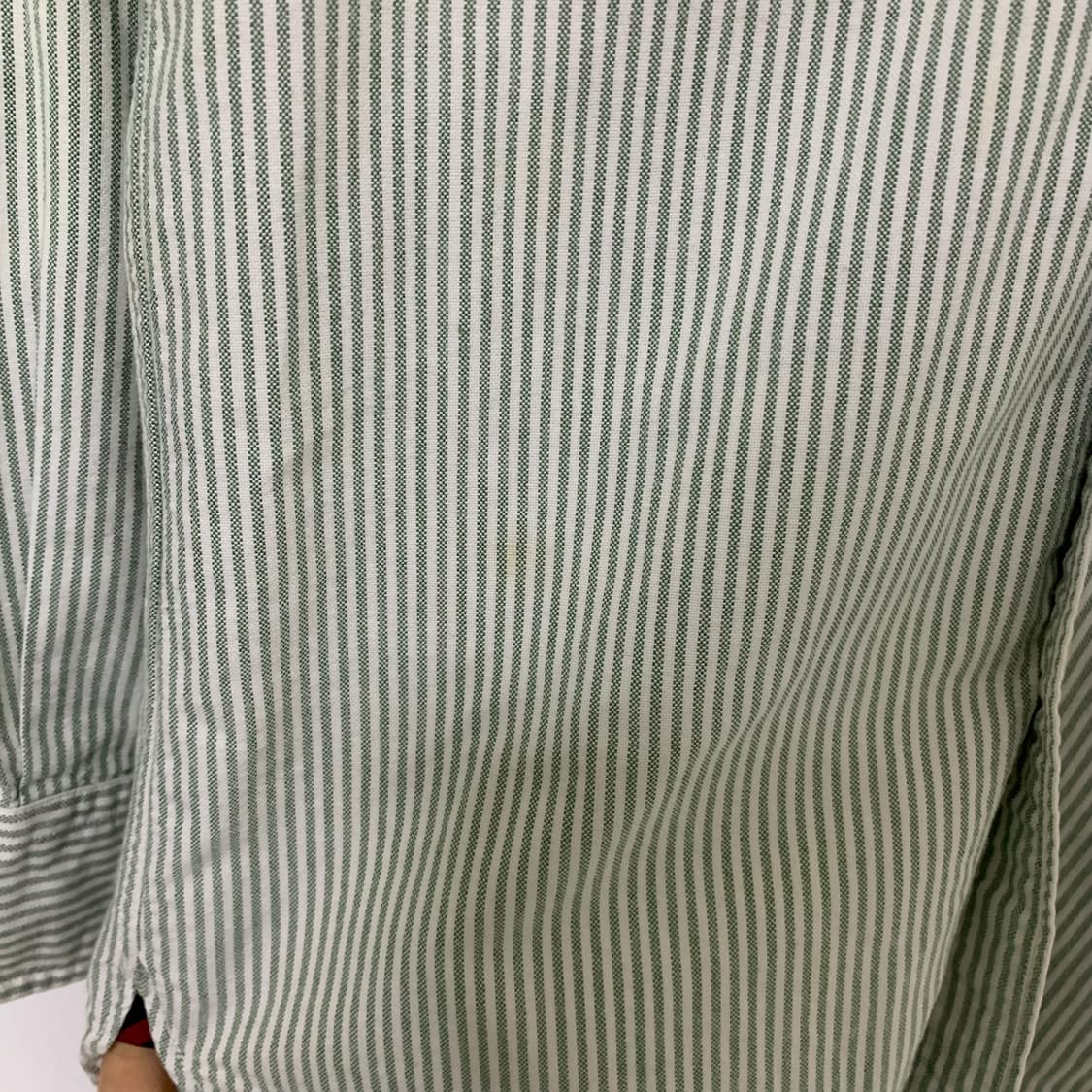 폴로랄프로렌 키즈 여성 스트라이프 슬림핏 7부 소매 셔츠 민트 상품이미지5