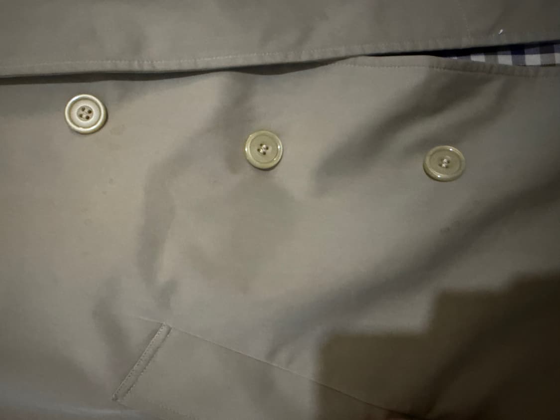 95-100) 80s 아쿠아스큐텀 트렌치코트 상품이미지8