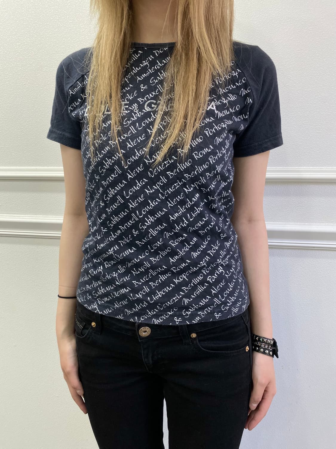 [Dolce&Gabbana] Lettering Slim Fit Tee 상품이미지7