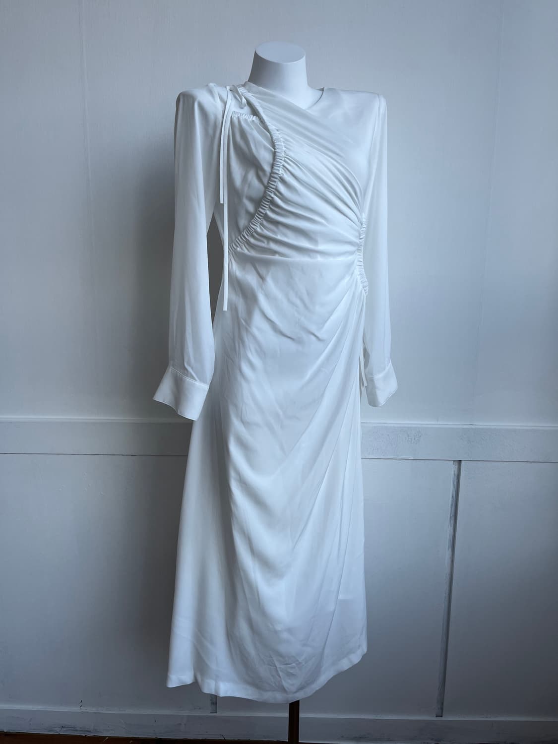 SSESSION 화이트 롱 원피스 상품이미지1