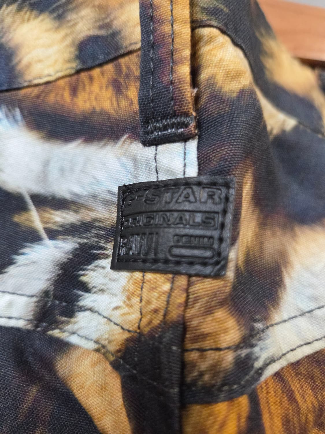 G-STAR 타이거 패턴 카고 바지(W32/L30)남여공용 상품이미지5