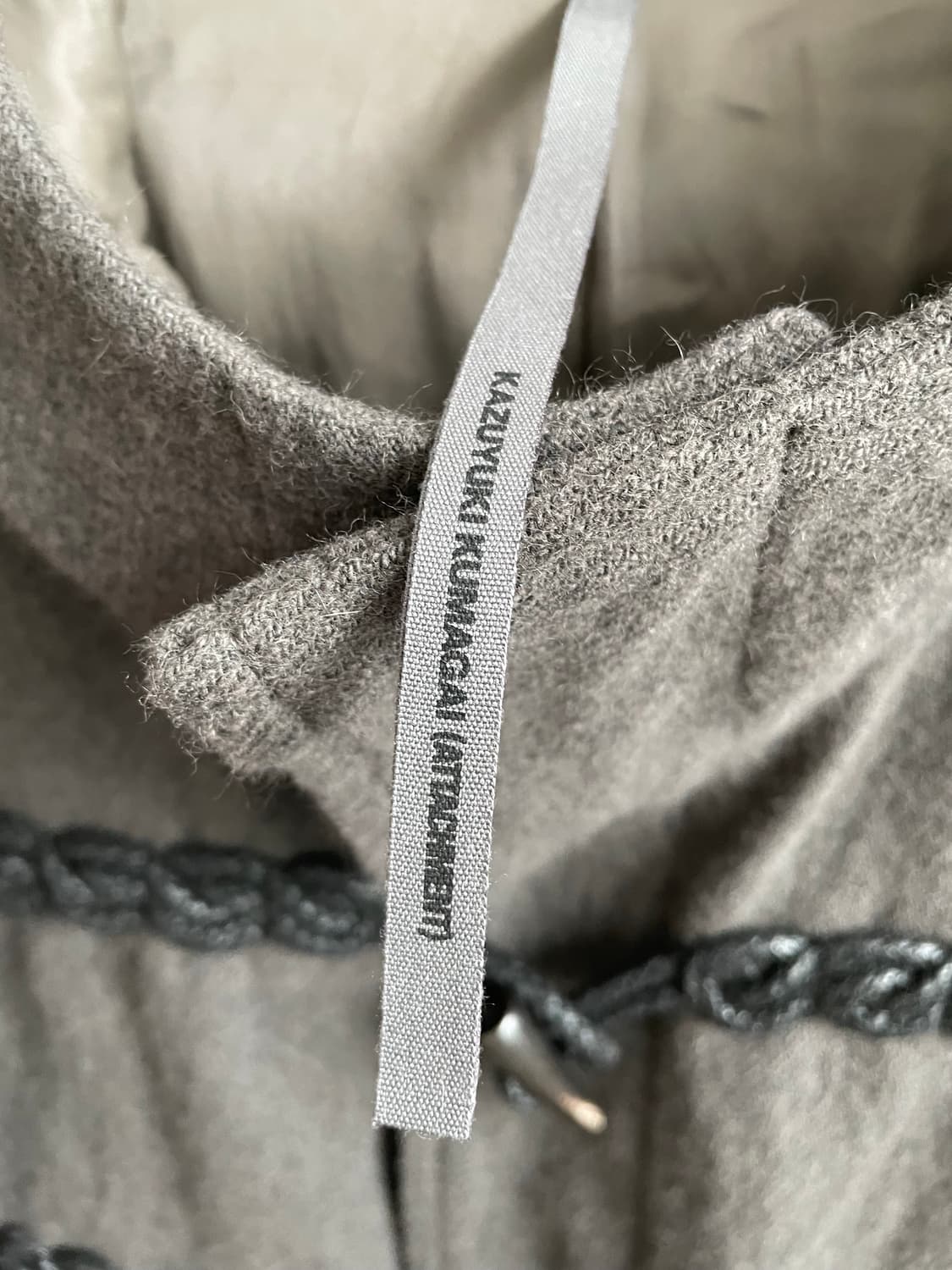 카즈유키쿠마가이 숏 더플코트 상품이미지7