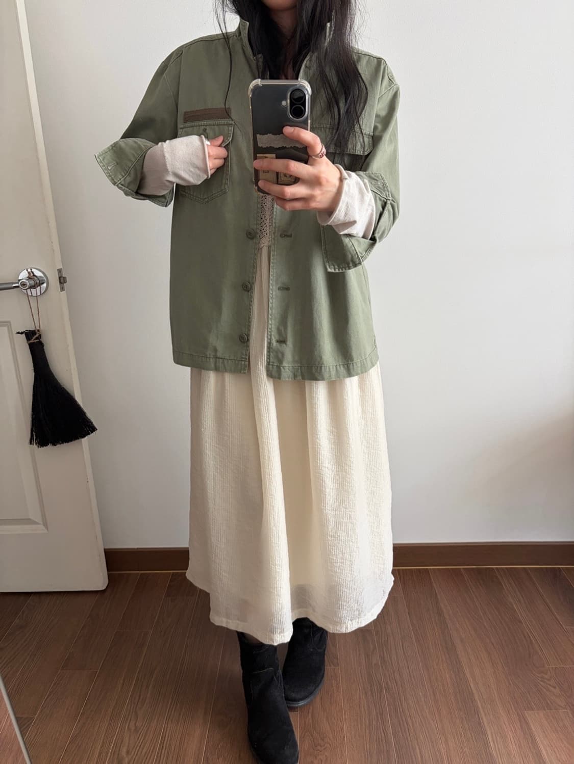 military shirt-jacket 상품이미지4