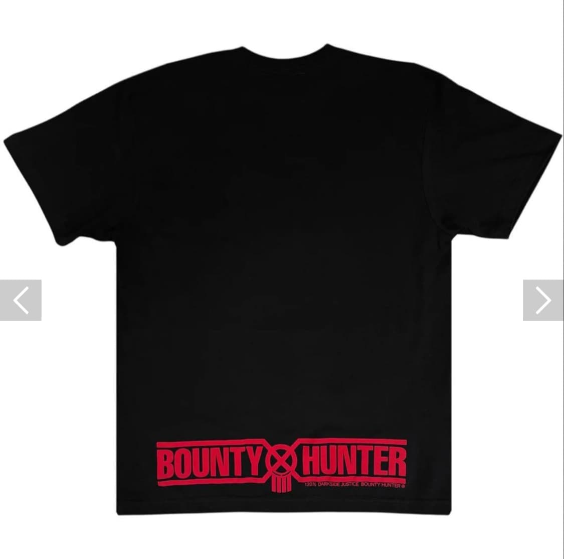 바운티헌터 블랙레드 로고 반팔 티셔츠(XXL) 상품이미지2