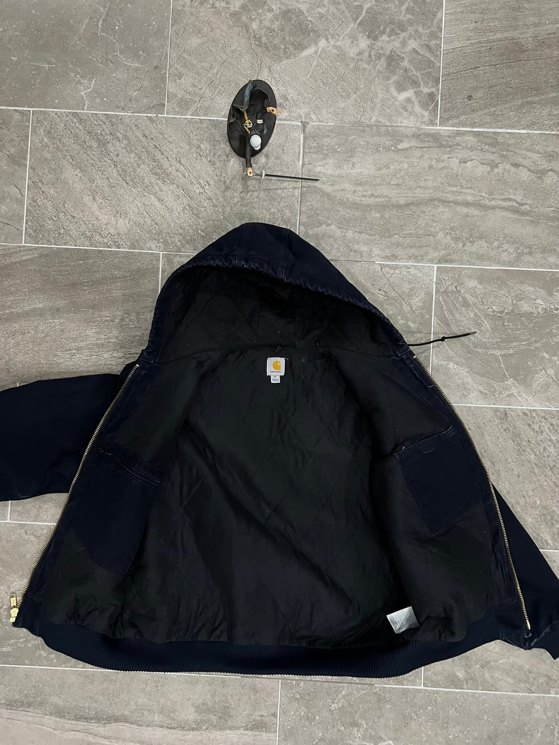 (XL) 칼하트 덕 액티브 후드자켓 J130 MDT 미드나잇 상품이미지3