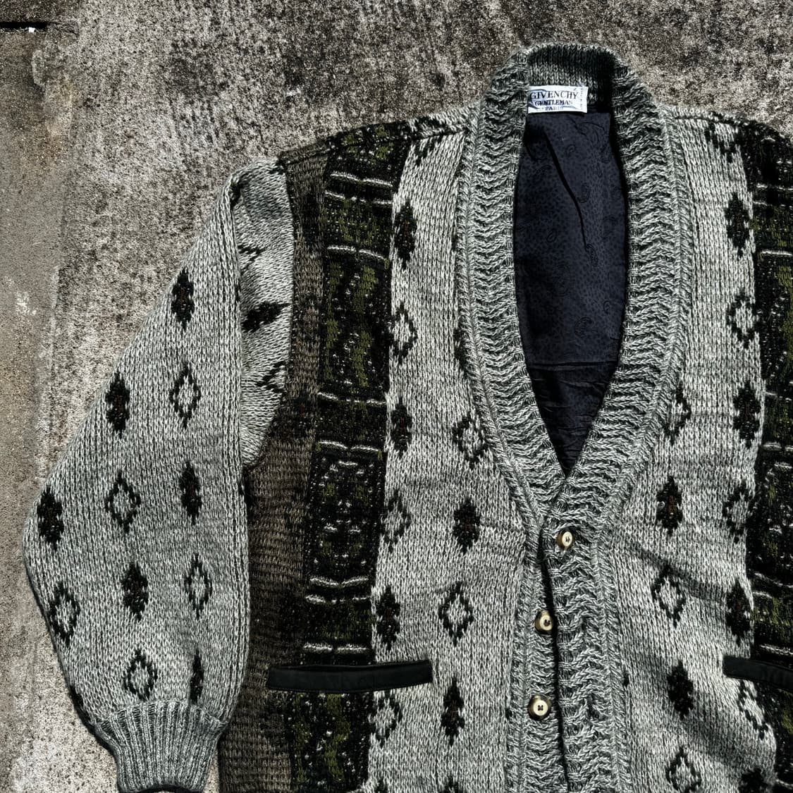 [XL] 80s Givenchy 지방시 젠틀맨 가디건 상품이미지4