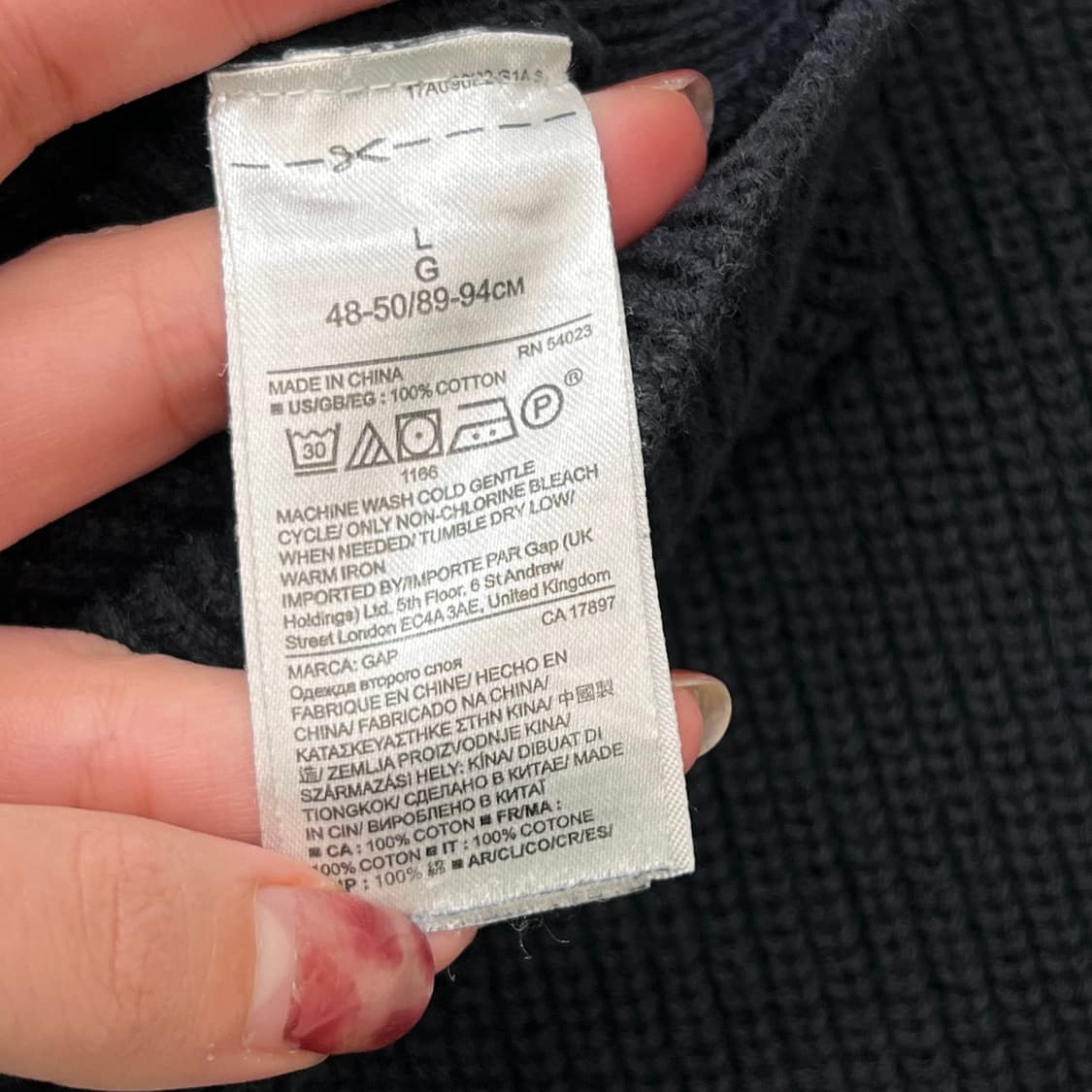 갭 라운드넥 코튼 니트 r2764 상품이미지6