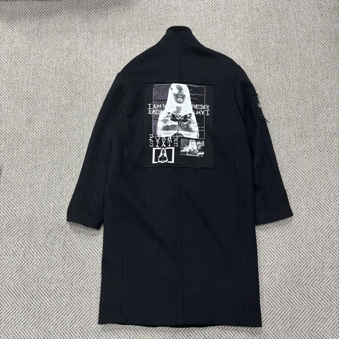 아임낫어휴먼비잉 패치 디테일 코트 v0256 상품이미지2