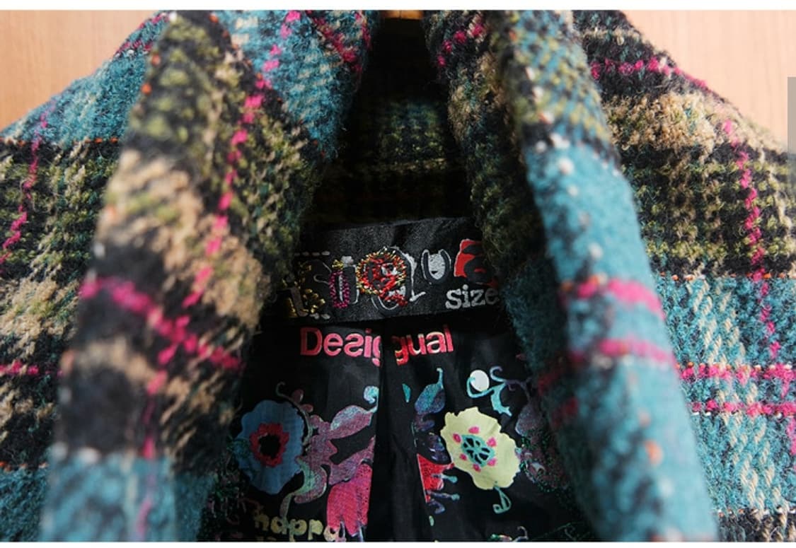Desigual 데시구엘 체크 유니크 자켓 상품이미지3