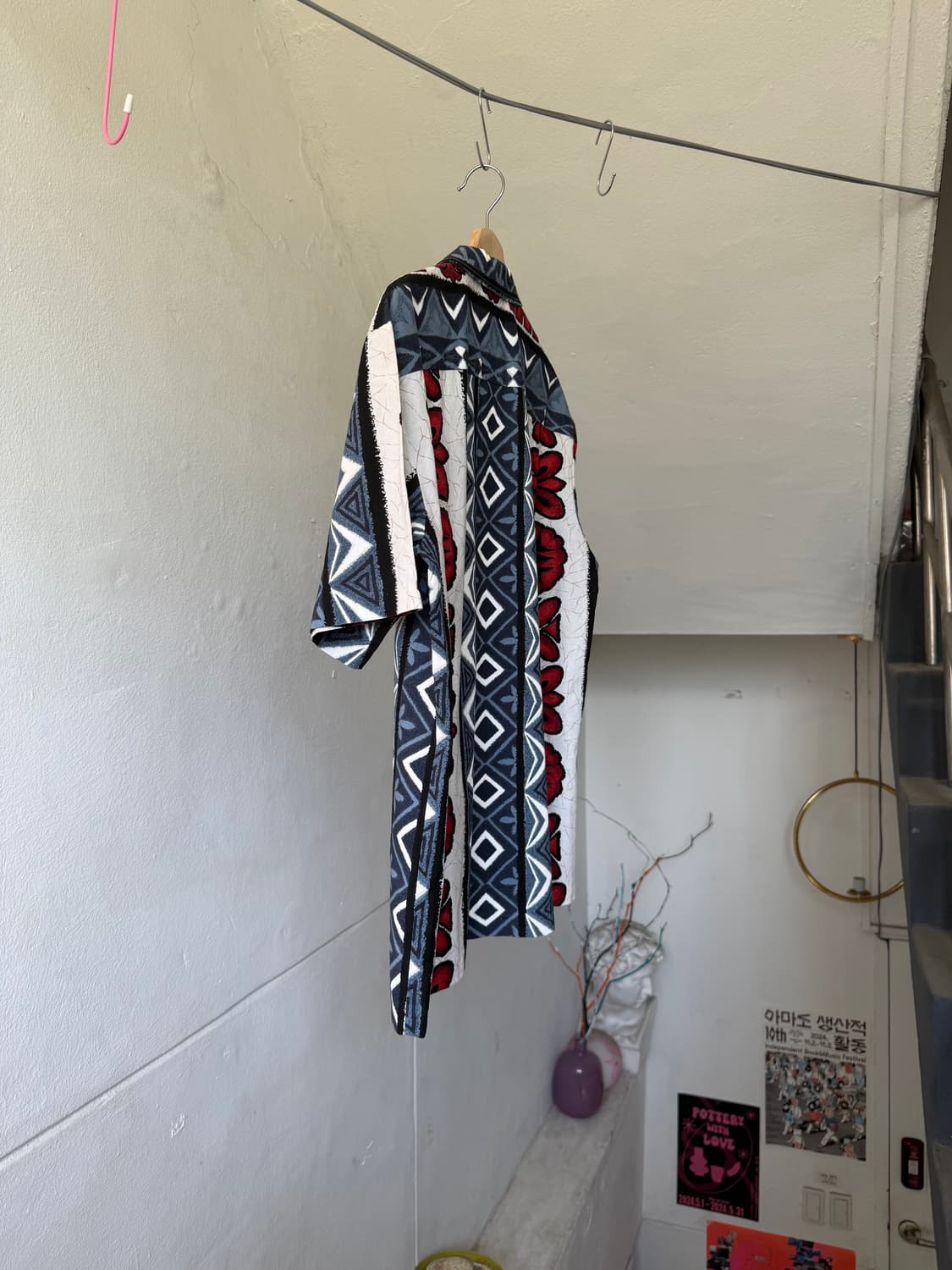 하와이안 코튼 패턴 셔츠 상품이미지7