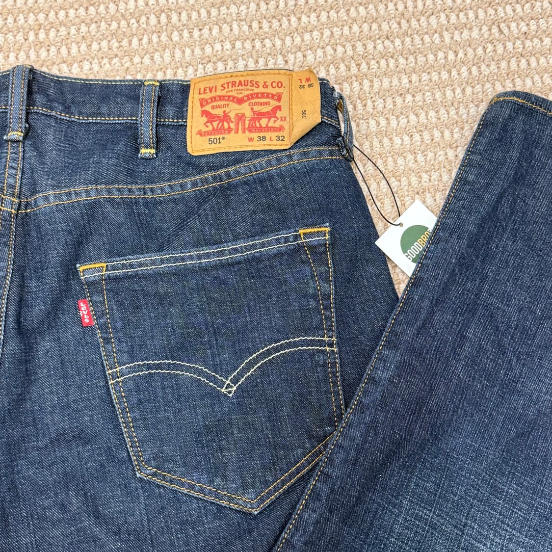 리바이스 501 데님 팬츠 청바지 (8) 상품이미지9