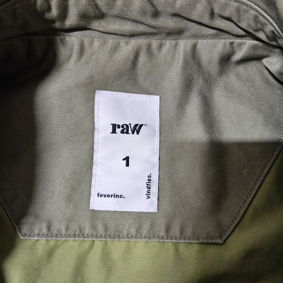 [1] 블라인드파일즈 코튼라이더 자켓 올리브 상품이미지3