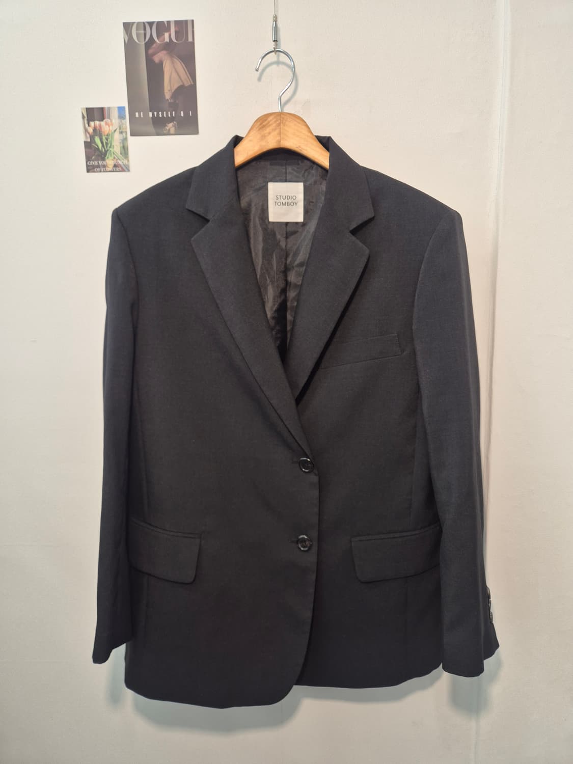 스튜디오 톰보이 여성 오버핏 블랙 자켓
 상품이미지1