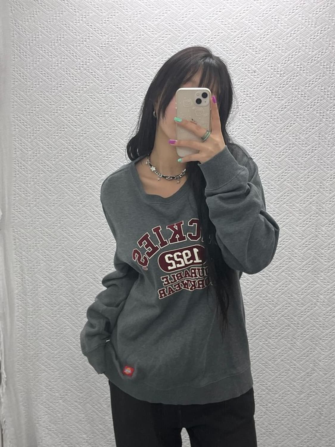 디키즈 올드스쿨 빈티지 약기모 맨투맨 스웻셔츠 XL C06882 상품이미지1