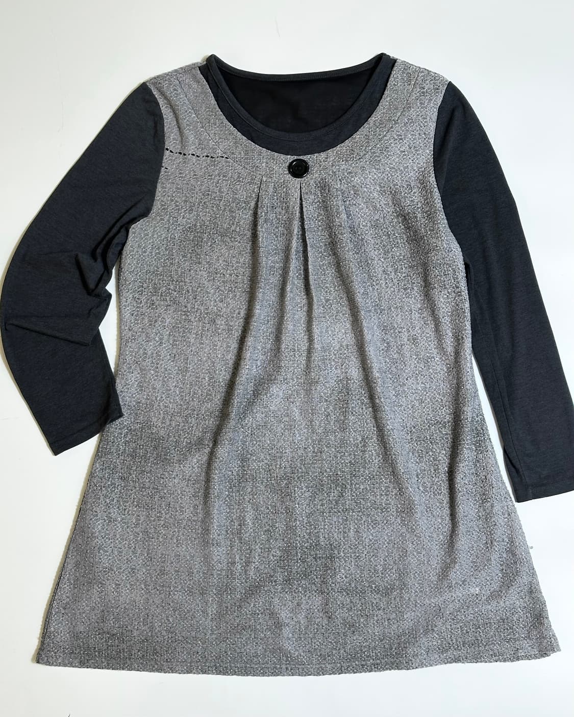 그레이 버튼 원피스 상품이미지9