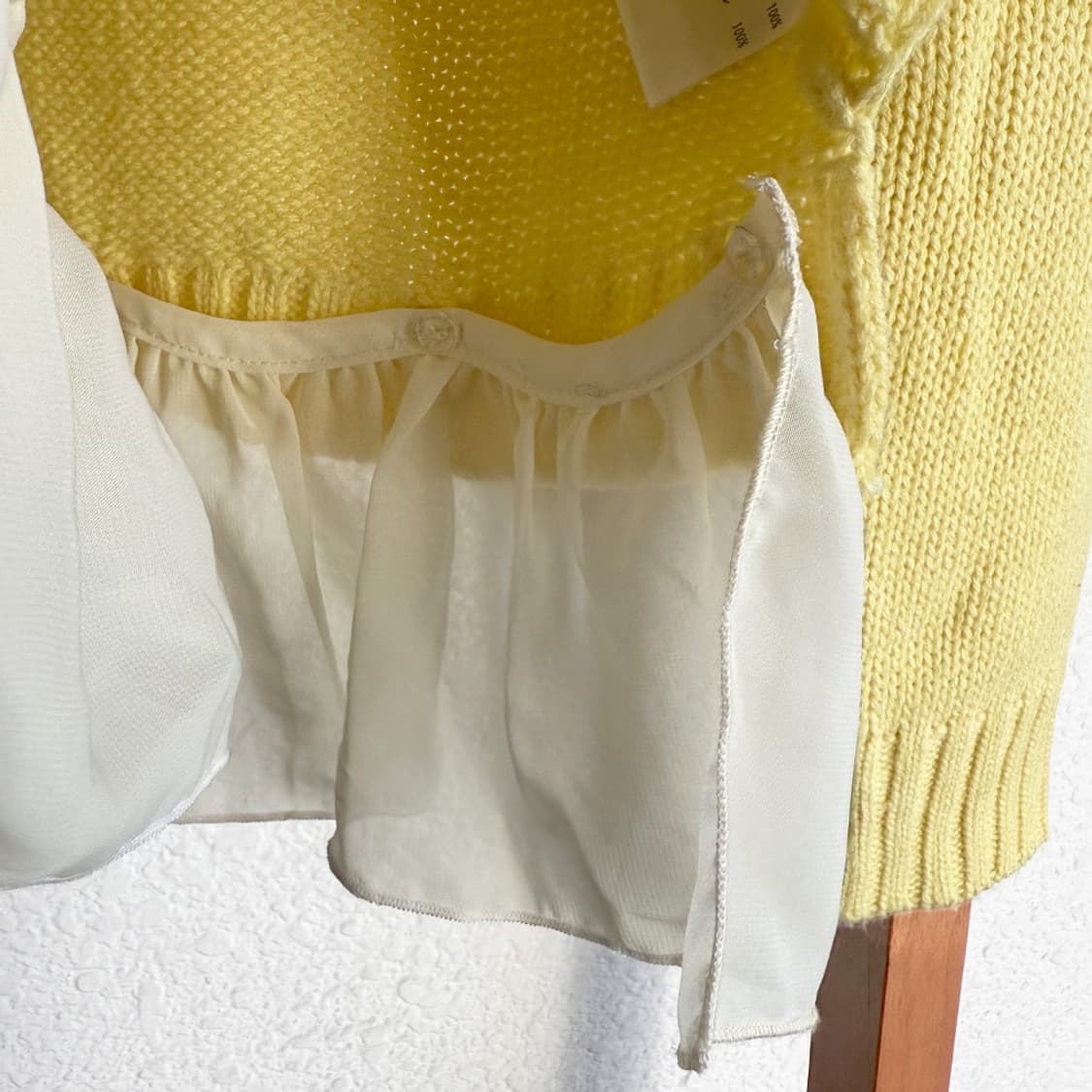 소프트 레몬 케이블 니트 상품이미지5