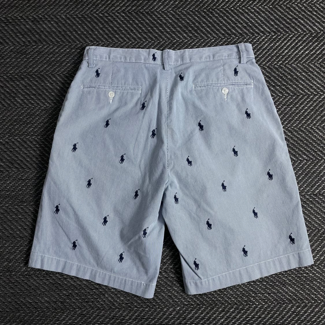 폴로 랄프로렌 시어서커 올 오버 포니 쇼츠y 3836 상품이미지4